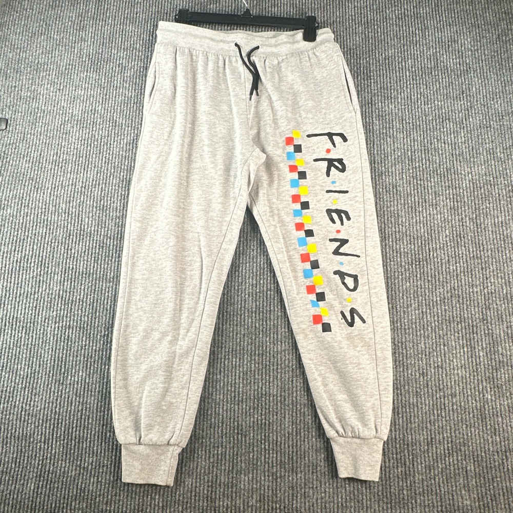 Friends The Television Series Gray Joggers Sweatpants Women Medium LJ30007LBQ